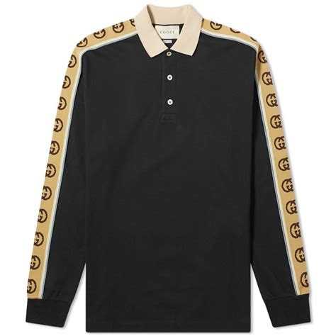 gucci long sleeve polo shirt|gucci polo shirt price.